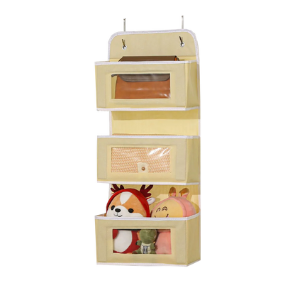 Over-The-Door Hanging Organizer - Extra Large Multi-Layer Storage Bag for Toys Dorm Room Essentials & Closet Organization System