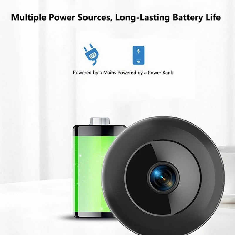 A9S Mini WiFi Action Camera 4K 30MP Ultra Clear Night Vision 120M Waterproof 90Min Long Battery Life Outdoor Sports Cam 2025