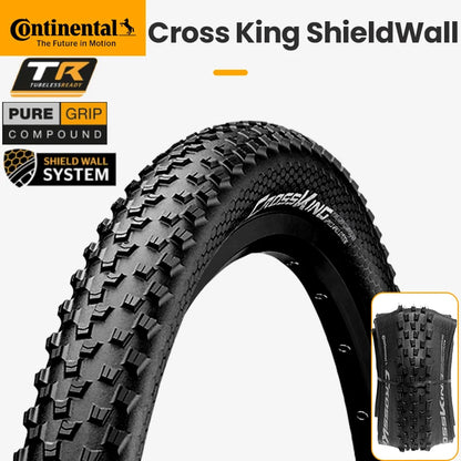 Continental CrossKing MTB/Mountain Bike Tire 27.5/29 x 2.3 Flodable Tubeless Ready Anti Puncture E-Bike Applicable Off-road Tyre