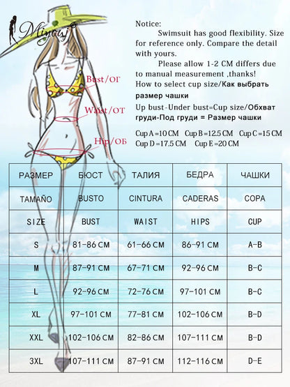 Miyouj Bow Bikinis 2026 Biquin Pleated Swimsuit Women Plaid Print Bikini Set Sexy Swimwear Push Up Beachwear Low Waist Bath Suit