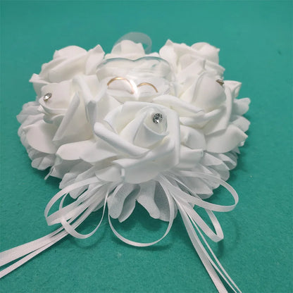 A wedding love beautiful newlywed romantic love ring pillow