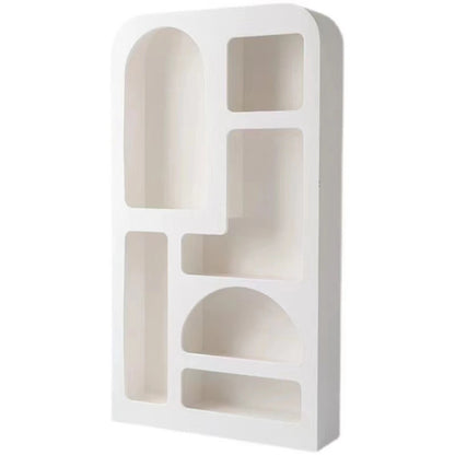 Cabinet French Style Cave Entrance Living Room Cream Multi Functional Hole Display Cabinet Art Ornament furnitur accessories