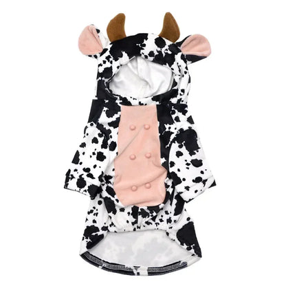 Dog Clothes for Small Medium Dogs Cow Pig Styling Outfit for French Bulldog Pet Puppy Clothing Funny Halloween Xams Dog Costume