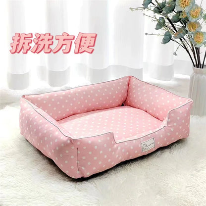 2025 Dog Dot Bed Four Season Use Comfortable camas para perros dog beds for small dogs Top Quality dogs pets accessories