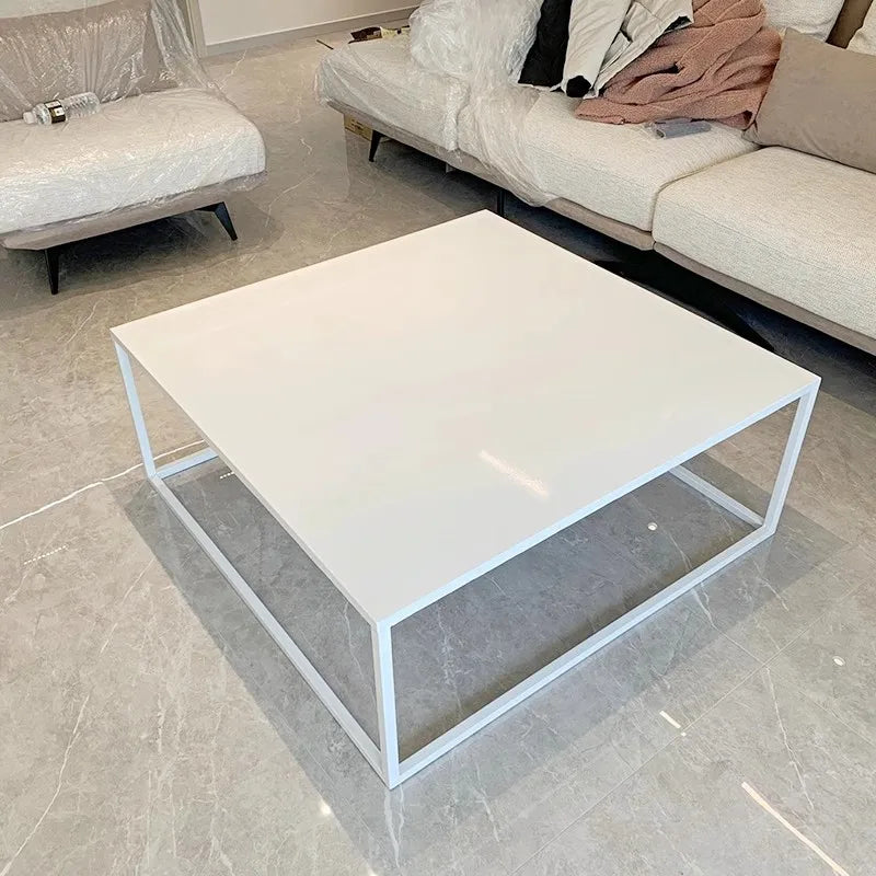 Creative Furniture Metal Small Coffee Table ,Small Apartment Living Room Personality  Modern Minimalist Iron Table