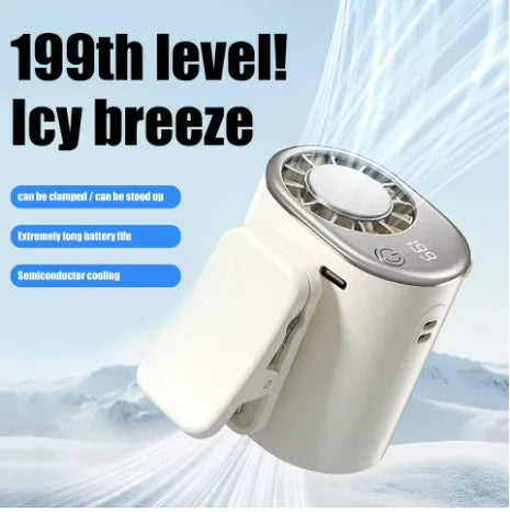 Portable Semiconductor Air Cooler, Umbrella Hanging Clip Fan, Handheld Mini Desktop Fan, High-Speed Electric Fan, Car Mounted