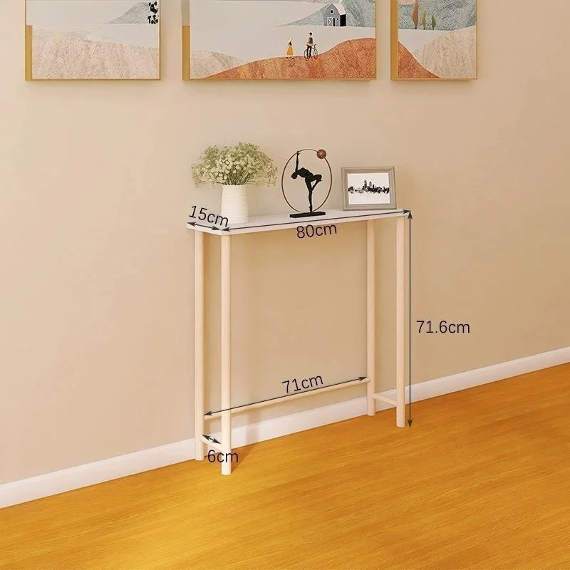 Multi-Functional Storage Rack Bedside Narrow Gap Table Small Family Bedroom Desk Sofa Table Modern Wooden Storage New Arrival