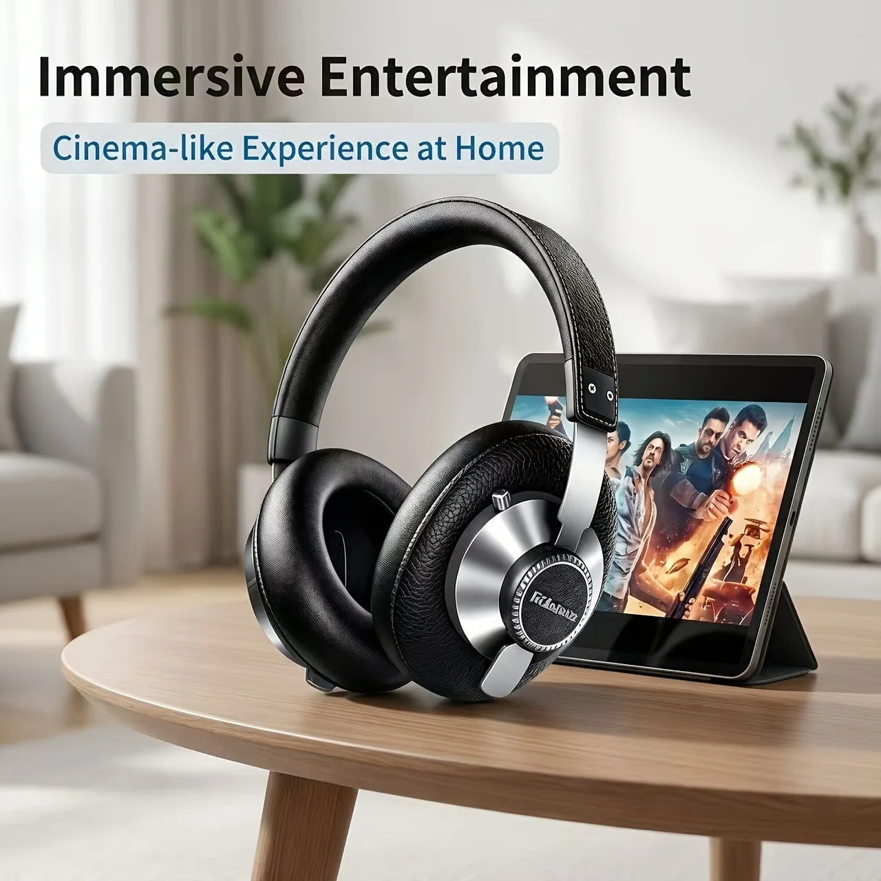 Wireless On-Ear Headphones, Up to 40 Hours of Battery Life, Ultra-Lightweight Comfort, Powerful and Balanced Sound, Great for Tr
