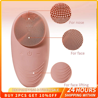 2 in 1 Face Shaver and Eyebrow Trimmer Rechargeable Lips Body Facial Hair Remover Women Electric Portable customer logo package