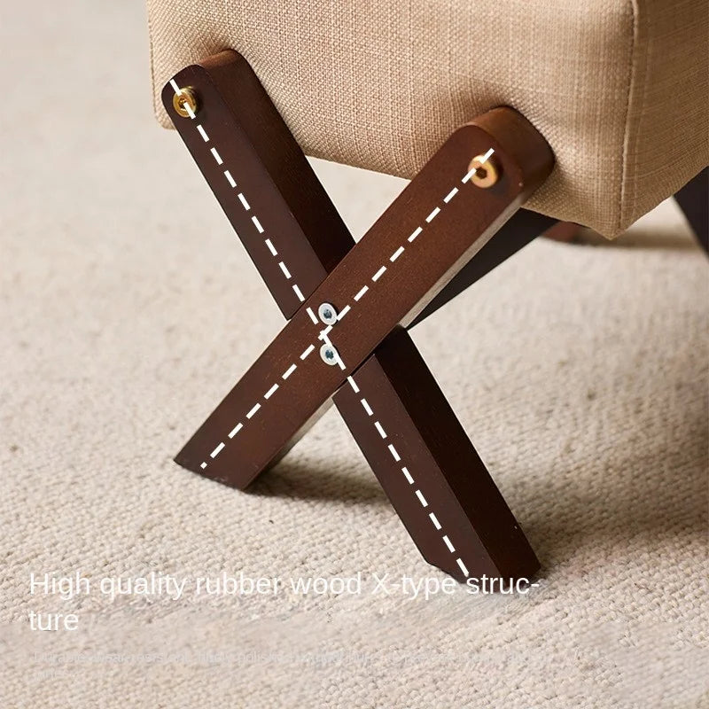 Solid Wood Small Stool Shoe Changing Stool Household Door Bench Low Stool Living Room Square Stool Children's Stool