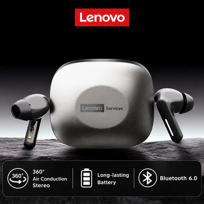 New Lenovo LE209 Wireless Bluetooth Earphone Business Music Bluetooth Headphone HD Call with Mic 30H Battery Life Gaming Headset