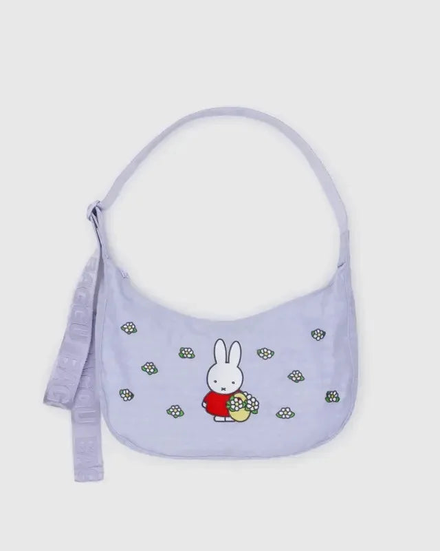 Miffy Embroidered Underarm Bag Cartoon Cute Shoulder Bag Large Capacity Handbag Kawaii Anime Printed Bag Holiday Gift