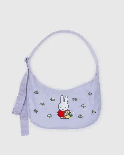 Miffy Embroidered Underarm Bag Cartoon Cute Shoulder Bag Large Capacity Handbag Kawaii Anime Printed Bag Holiday Gift