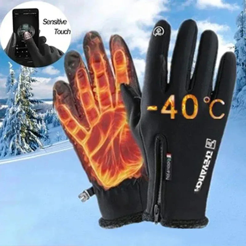 1Pair winter Motorcycle gloves, Ski gloves,cycling gloves,touch screen gloves, riding and mountaineering gloves