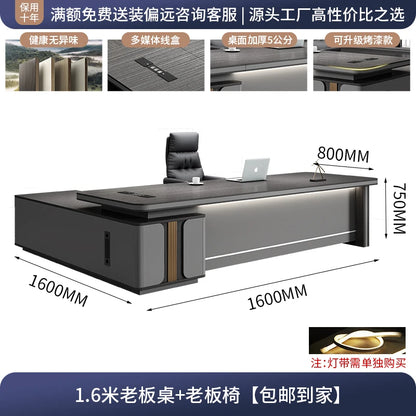L Shape Storage Executive Desk Designer Computer Bureaux Table Computer Desks Workstation Modern Mesa Escriotorio Home Office