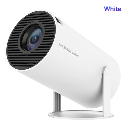Magcubic Projector Android 14 8K 1280*720P HY300 Pro + Dual Wifi 290ANSI 180°flexible BT5.0 Cinema Outdoor Portable Projector