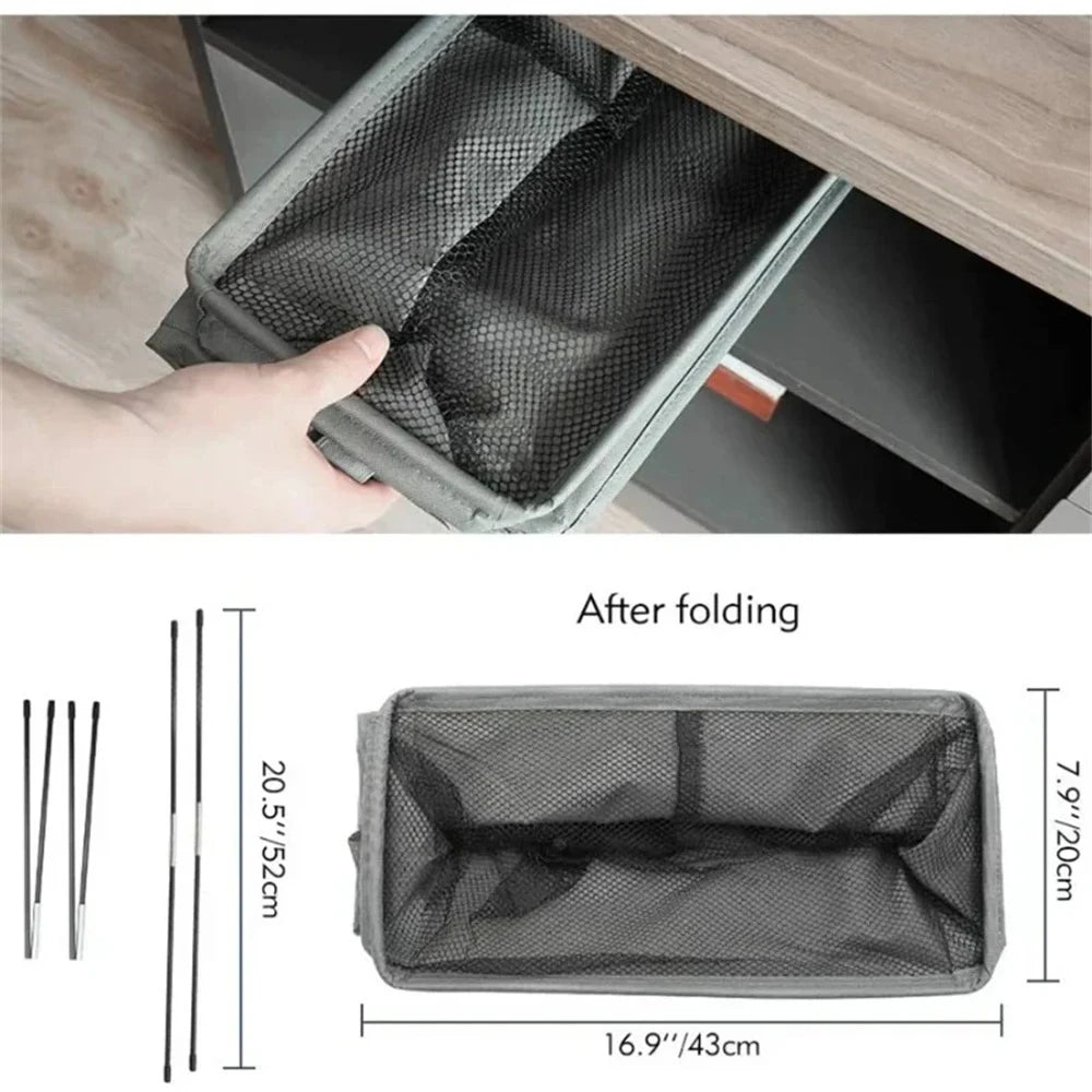 Yoga Mat Storage Artifact Home Dust-proof Storage Basket with Wheels Dirty Clothes Hamper Narrow Space Storage Organizer