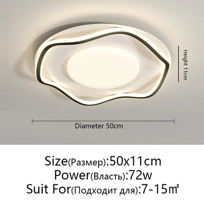 Modern LED Chandelier Ceiling Light Lustre Minimalist Design Bedroom Dining Room Living Room Aisle Decoration Home Appliance