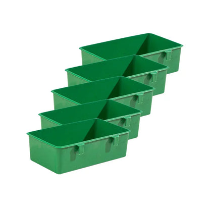 1/3/5pcs Bird Food Box Parrot Feeder Bowl Cage Plastic Bird Bathtub Pet Supplies Bird Sink Bowl Bathtub Hanging Feeding Trough