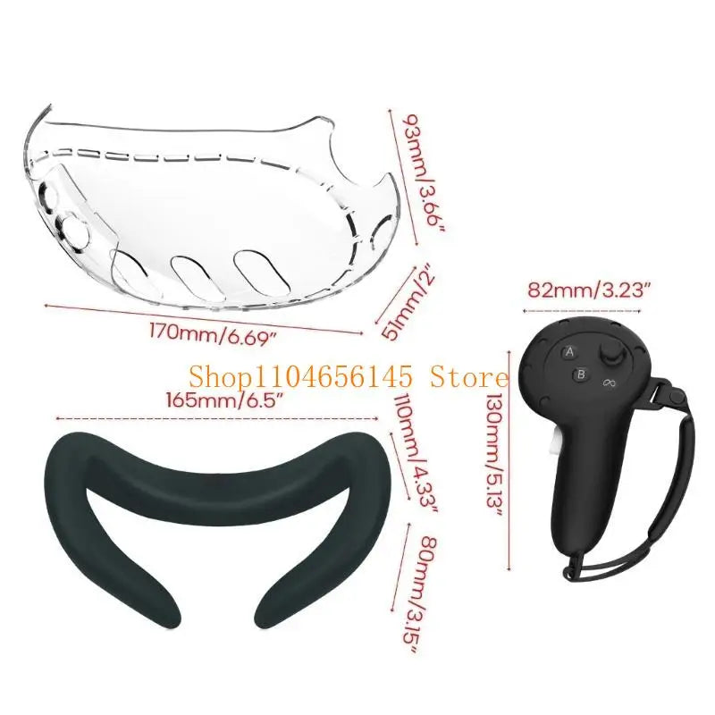 5asd Must Have Accessories for VR Headset Cover Enjoy an Improved Gaming Experience Stay Comfortable for VR Enthusiasts