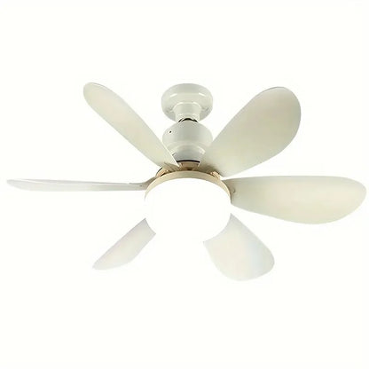 30W/40W Ceiling Fan with Remote Control LED Light Fan E27 Base, Intelligent Silent Ceiling Fan for Bedroom and Living Room