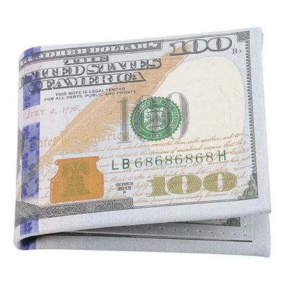 Funny Wallet for Boys Kids Men PU Leather Money Bag Novelty Gift Teens Students Purse Women Male Coin Pouch Monederos Para Mujer