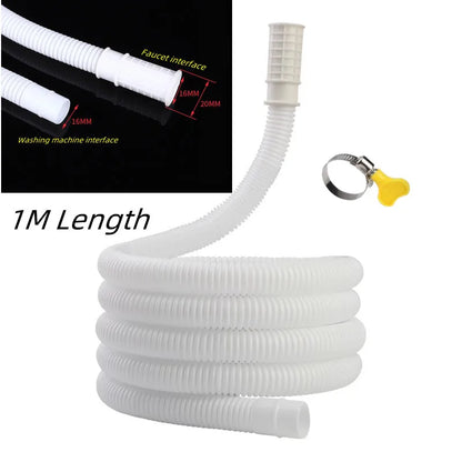 1-4M Washing Machine Draining Hose Plastic Tube Pipe  Extension Drainpipe for Air Conditioner Kitchen Faucet Accessories