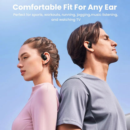 2026 New Open Ear OWS Earphones Bluetooth 5.4 Wireless Headphones HiFi Sound Headset Touch Control TWS Earbuds 60 Hours Playback