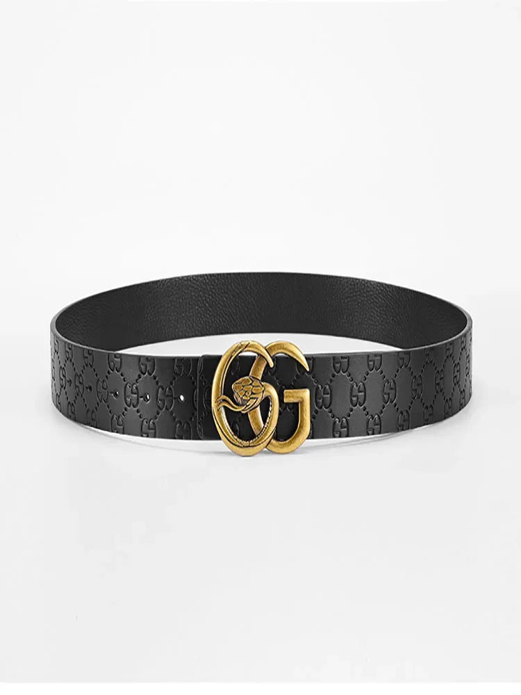 New Belts for Men Practical Senior Sense Male Belt Hot Sell Popular Automatic Buckle Red Belt Fashion Casual Waistband