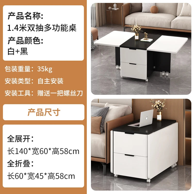 Italian Folding Coffee Table With Storage Removable Modern Neutral Coffee Table Premium Beauty Mesa De Centro Home Furniture