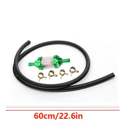 9mm CNC Aluminum Alloy Glass Gas Fuel Oil Filter Moto for Dirt Pit Bike 125/140/150/160cc CRF70 90 110 TTR100 110 KLX65