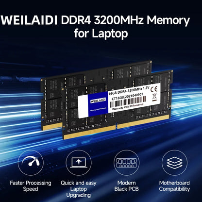 Memoria Ram ddr4 4GB 8GB 16GB 32GB 2400 2666MHz 3200 RAM for Laptop Notebook Memory RAM DDR4 1.2V Laptop RAM 260pin SO-DIMM Rams