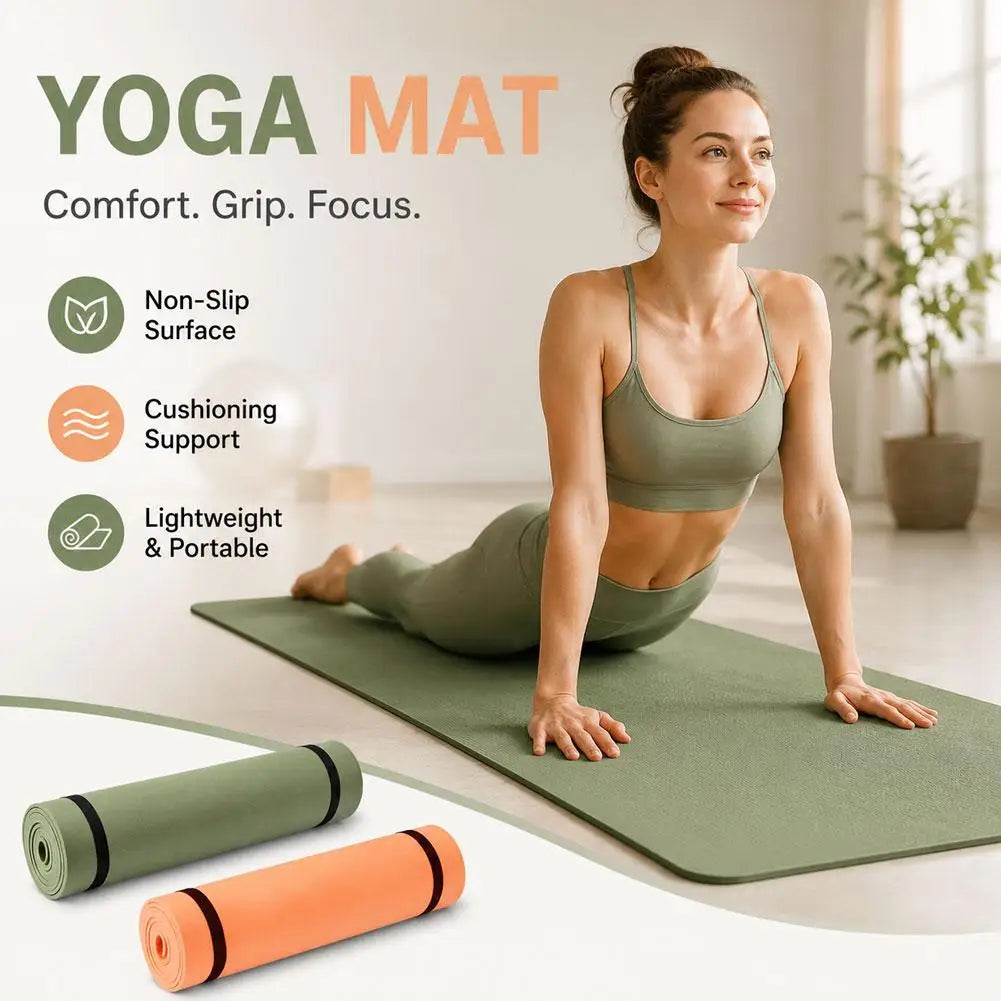 180x50cm Non-slip Pilates Yoga Mat Thick Portable Travel Fitness Exercise Pad For Exercise Yoga And Pilates Gymnastics