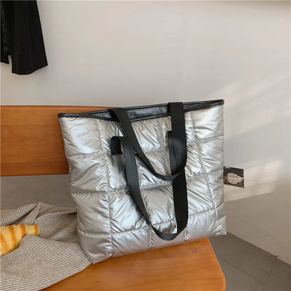 Women's shoulder bag light large bag women's fashion cotton tote bag large capacity shoulder bag commuting bag