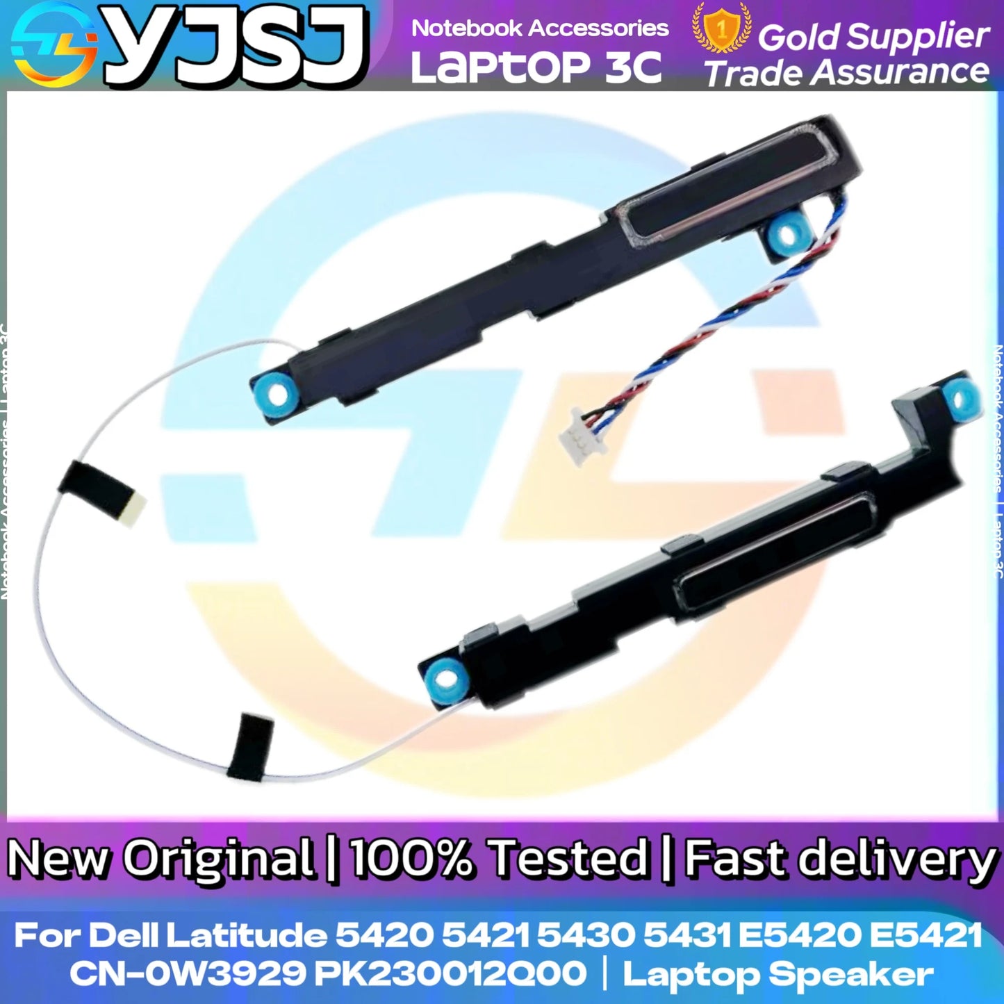 New Original Laptop Speaker For Dell Latitude 5420 5421 5430 5431 E5420 E5421 built-in speaker horn audio CN-0W3929 PK230012Q00