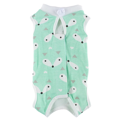 Animal Print Cat Anti-lick Sterilization Suit Pure Cotton Pet Vest Clothes for Puppy Cat Weaning Suit Surgery Recovery Clothing