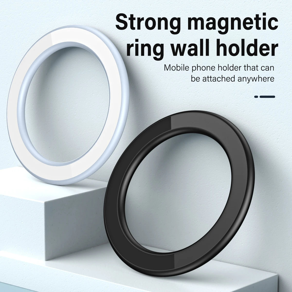 The Magnetic Phone Holder Is Multi-functional and Suitable for Various Scenarios. Use The Adhesive Magnetic Phone Holder