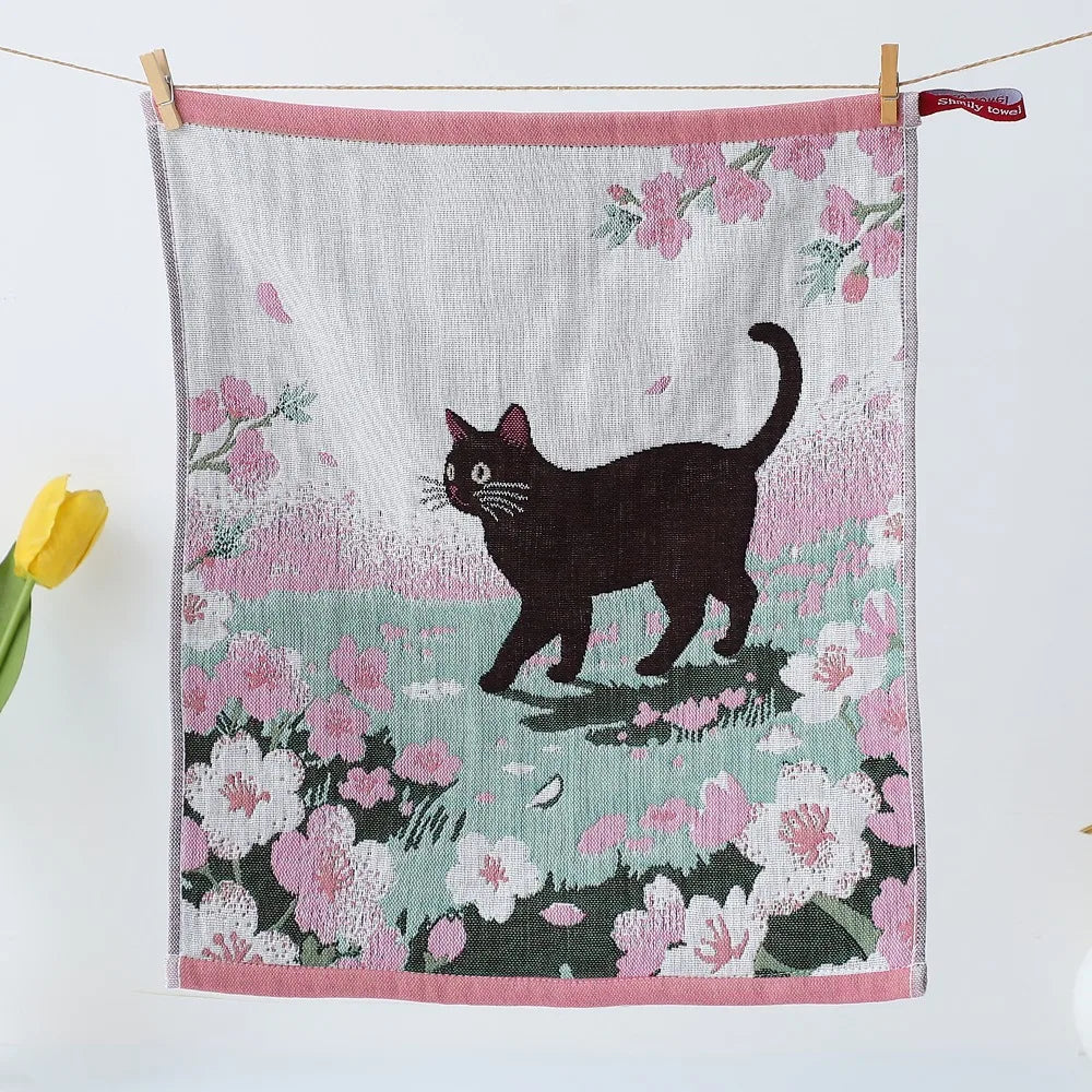 New 34x40cm Large Hand Towel Quick Dry Decorative Kitchen Towel 4 Layer Cotton Gauze Tea Towel Home Restaurant