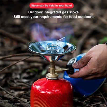 Outdoor Gas Burner Windproof  Portable Folding Ultralight Split Gas Stove Tourist Equipment For Picnic-AS97