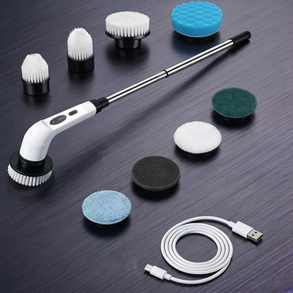 Household Cordless Spin Scrubber Kitchen Gadgets Hair Brushes Bathroom Broom Toilet Mops Electric Multipurpose Cleaning Brush