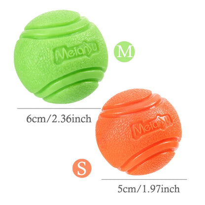 Pet Dog Ball Chew Toys Funny Bouncy Rubber Solid Ball for Small Large Dog Toys Outdoor Throwing Training Toys Supplies
