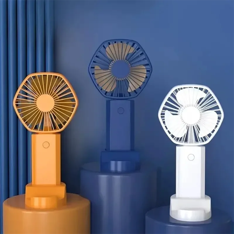 Portable Handheld Fan Small Fan With Three Speed USB Rechargeable Fan Suitable For Home Travel Uses
