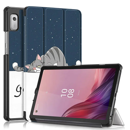 Coque For Lenovo Tab M9 Case 9" Tri-Fold Leather Magnetic Stand Tablet Funda For Lenovo M9 Lenovo Tab M9 tb310fu Smart Cover