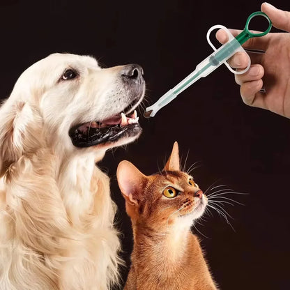 Pet Medicine Dispenser Cat Tablet Syringe Feeder Soft Tip Multi-Purpose Feeder Cat Pill Shooter Pet Pill Applicator Pet Supplies