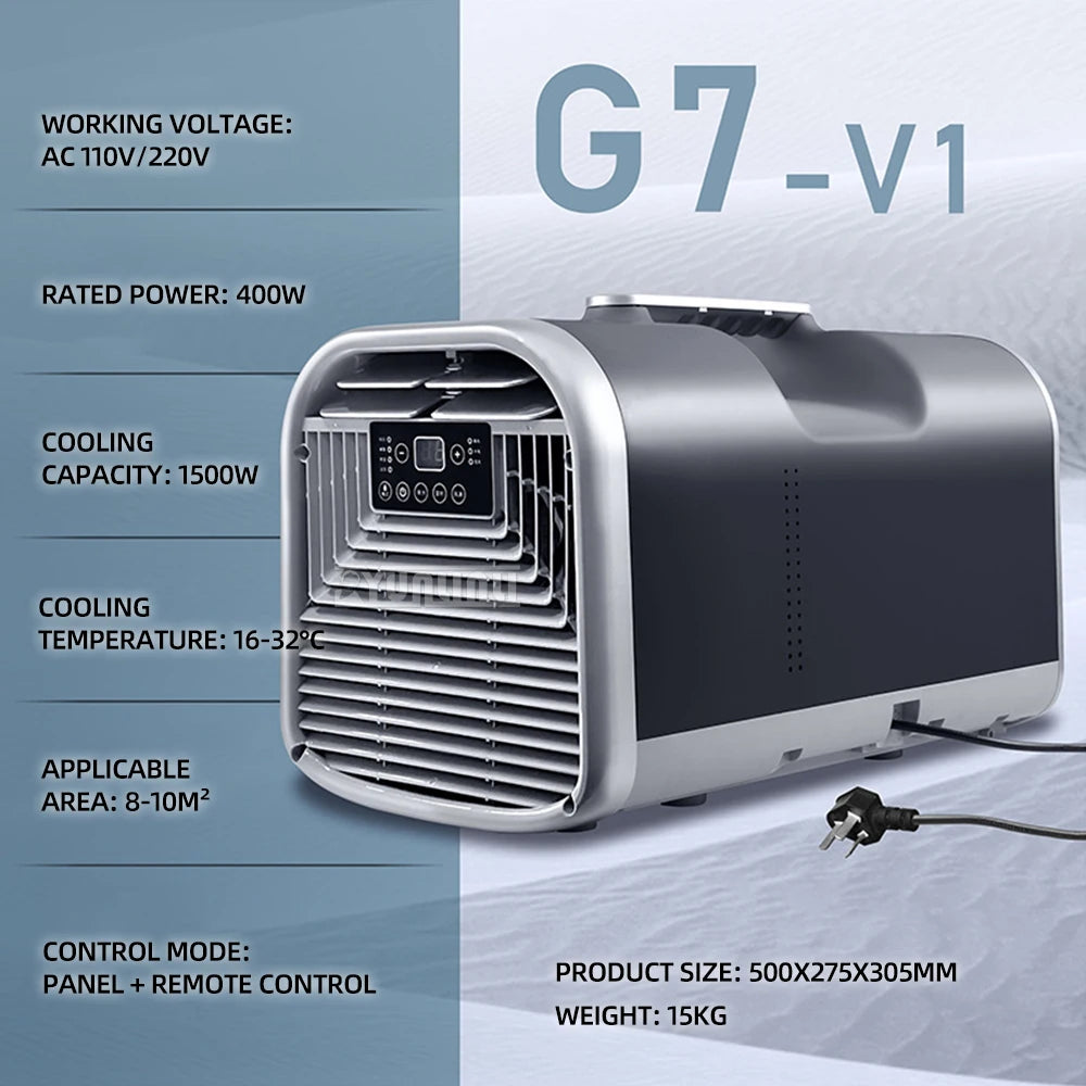 Portable Air Conditioner Mobile Compressor Camping Outdoor Low Consumption Conditioner Mobile Split Klimaanlage