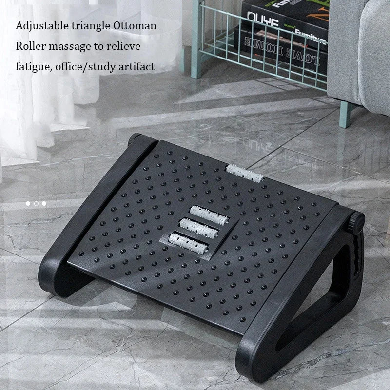 Foot Rest with Massage Surface Height Adjustable High Chair Footrest for Office Gaming Chair For Travel Work Home