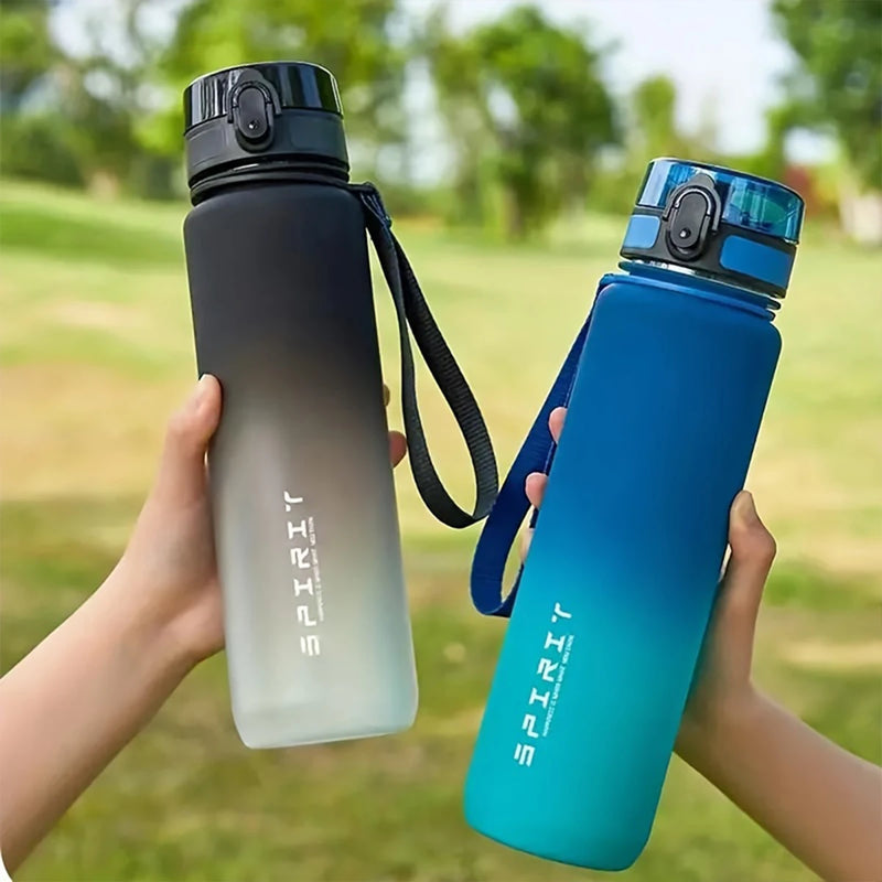 Gradient Water Bottle - 1000ml/600ml/750ml Capacity Outdoor Camping Gym Suitable Holiday Gift Birthday