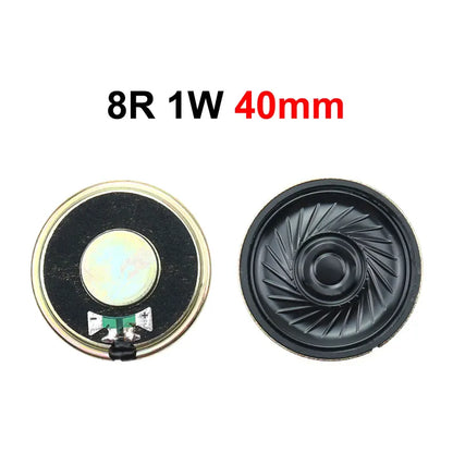 1PCS 0.2W 0.5W 1W 2W 4R 8R 32R 8 Ohm Ultra-thin Horn Speaker Diameter 23mm 29mm 30mm 36mm 40mm 45mm 50mm 56mm 57mm Loudspeaker
