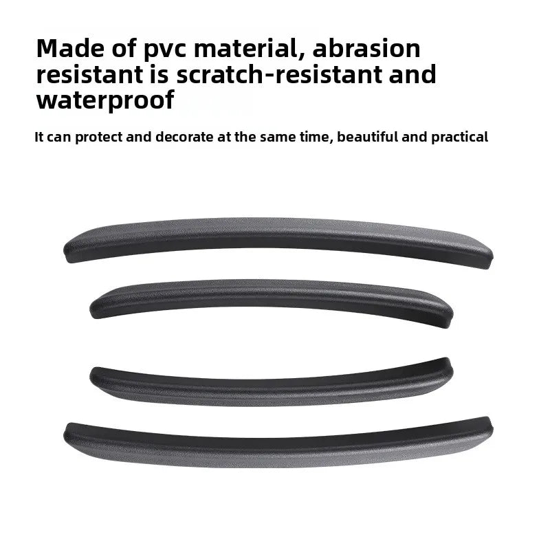 Car Accessories Popular  A Set Sut for Mud Flaps Arch Wheel Eyebrow Lips Strips Sticker Trim for Golf 8 Car Fender Flares
