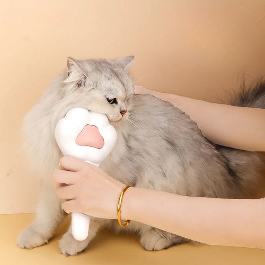 Cute Cat Paw Grooming Brush Pet Massage Comb Hair Removal Tool for Cats Dogs Interactive Puppy Kitten Cleaning Accessories